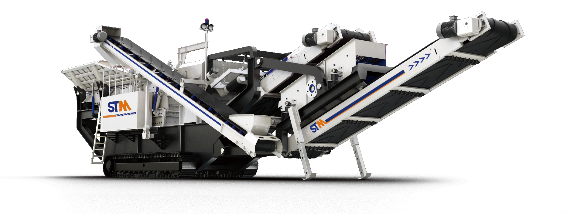 Crawler Mobile Waste Recycling Crusher Plant